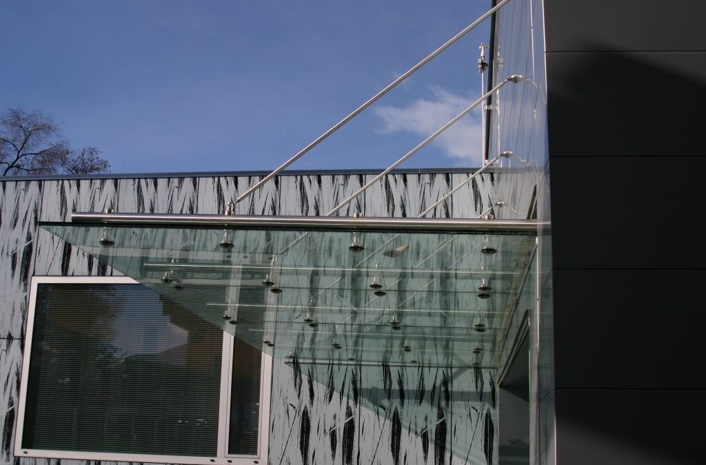 Ganzglas Vordächer